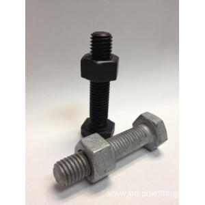 Studbolt and nut ASTM A193 B7
